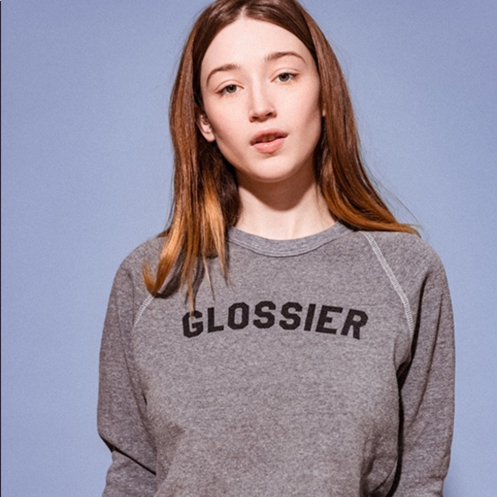 Glossier Sweatshirt Size Small
